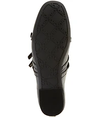 Michael Kors Indy Flex Leather Mary Jane Ballet Flats