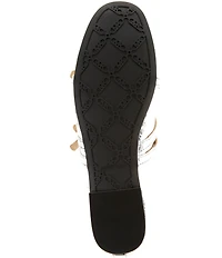 Michael Kors Indy Flex Metallic Leather Mary Jane Ballet Flats