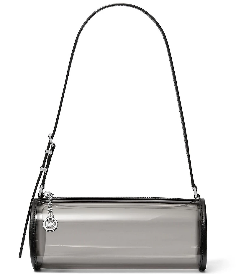 Michael Kors Izzy Clear Small Barrel Pouchette Bag