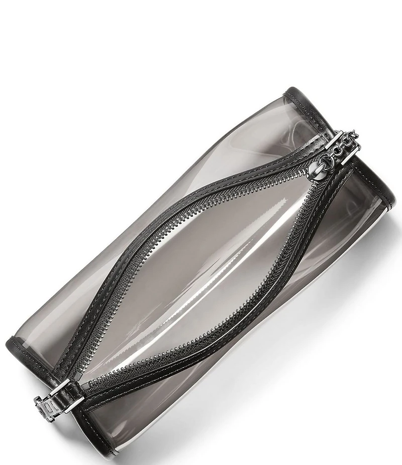 Michael Kors Izzy Clear Small Barrel Pouchette Bag