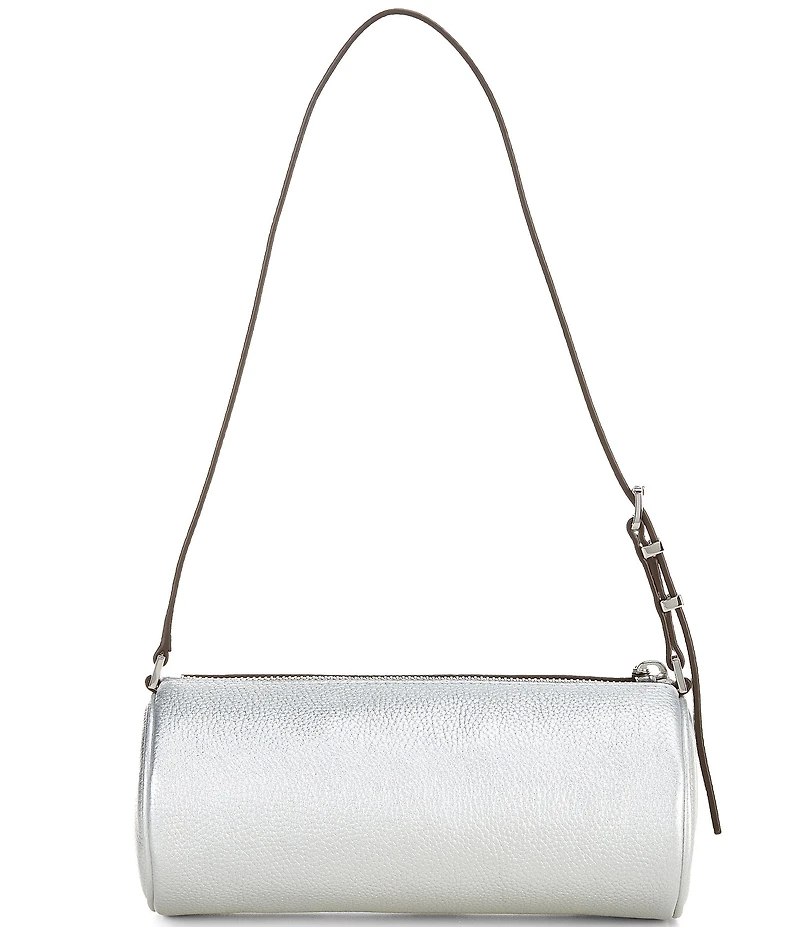 Michael Kors Izzy Metallic Small Barrel Pouchette Bag