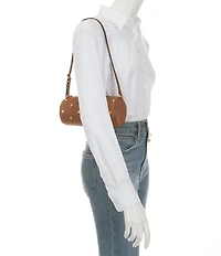 Michael Kors Izzy Small Studded Barrel Pouchette Shoulder Bag