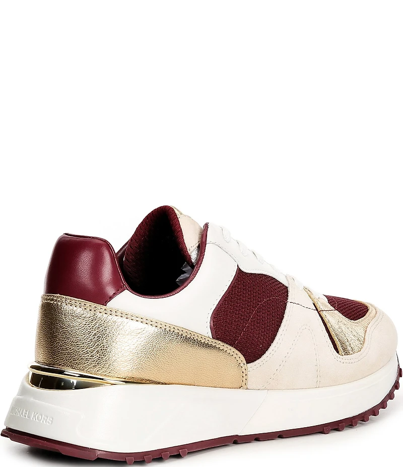 Michael Kors Jaime Suede Mesh Lace Up Sneakers