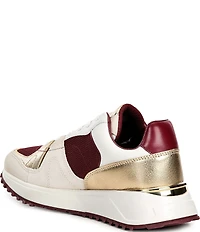 Michael Kors Jaime Suede Mesh Lace Up Sneakers