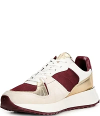 Michael Kors Jaime Suede Mesh Lace Up Sneakers