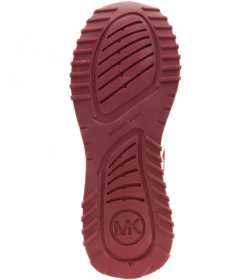 Michael Kors Jaime Suede Mesh Lace Up Sneakers