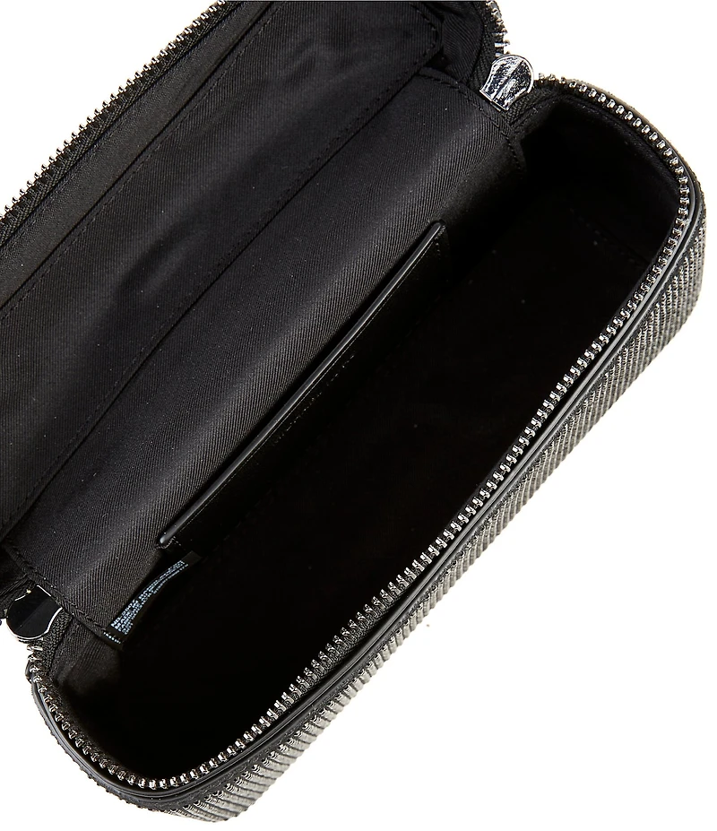 Michael Kors Jana XS Suede Rhinestone Top Handle Satchel Bag