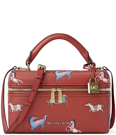 Michael Kors Jana XS Top Handle Train Case Bag