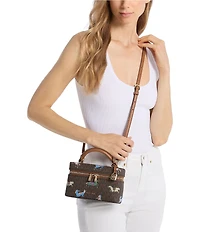 Michael Kors Jana XS Top Handle Train Case Bag