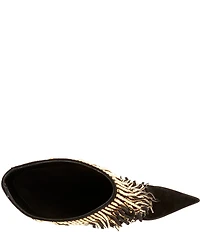 Michael Kors Jayla Suede Fringe Nailhead Tall Boots