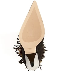 Michael Kors Jayla Suede Fringe Nailhead Tall Boots