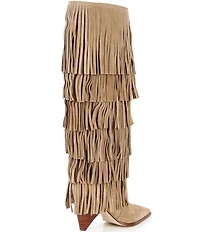 Michael Kors Jayla Suede Fringe Tall Boots