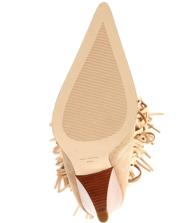 Michael Kors Jayla Suede Fringe Tall Boots