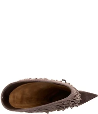 Michael Kors Jayla Suede Fringe Tall Boots