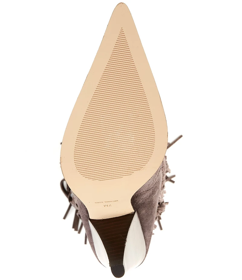 Michael Kors Jayla Suede Fringe Tall Boots