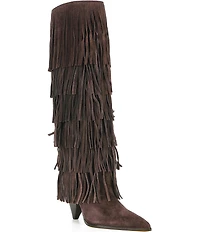 Michael Kors Jayla Suede Fringe Tall Boots