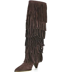 Michael Kors Jayla Suede Fringe Tall Boots
