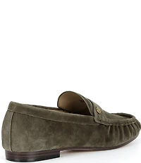 Michael Kors Jennings Suede Ruched Loafers