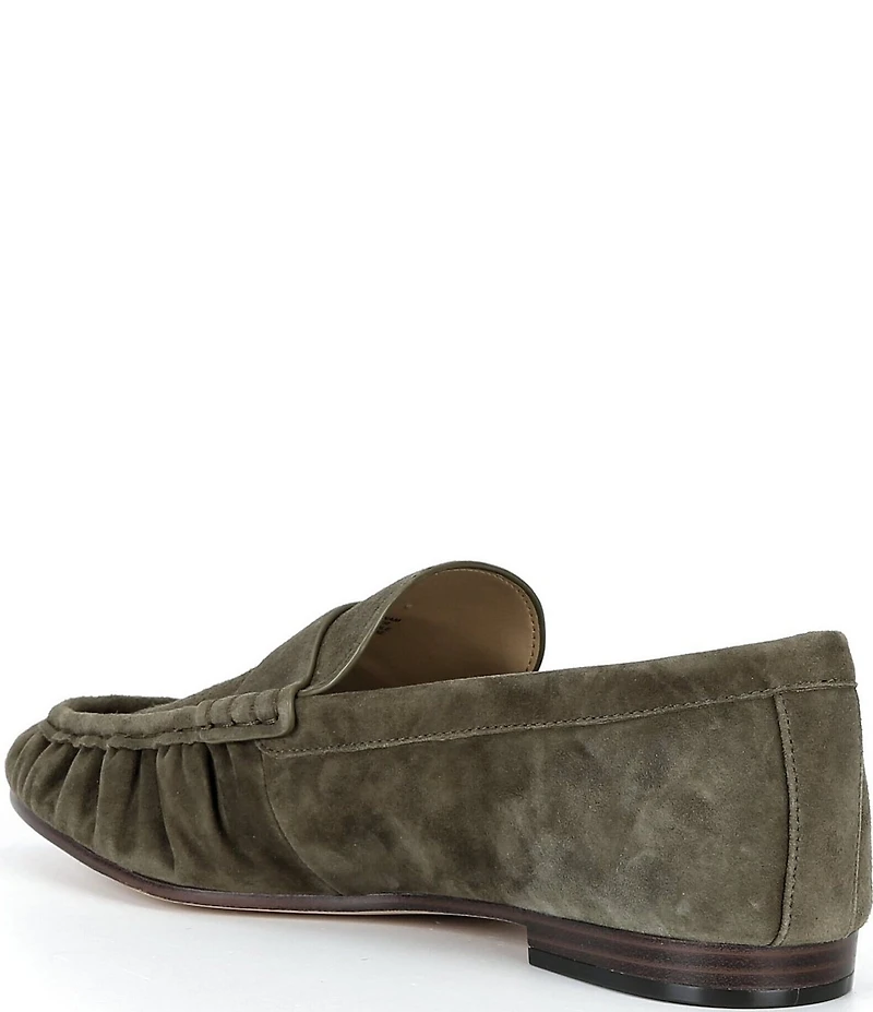 Michael Kors Jennings Suede Ruched Loafers