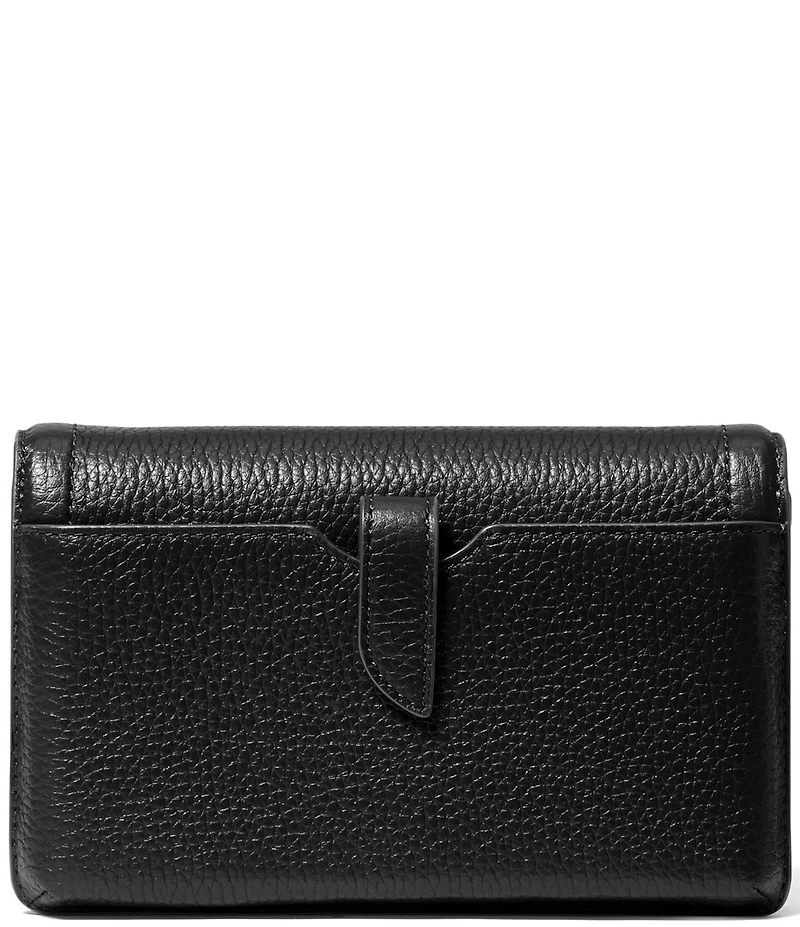 Michael Kors Jet Set Charm Pebbled Embossed Leather Small Phone Crossbody Bag