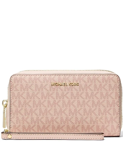 Michael Kors Jet Set Large Flat Multifunction Phone Case Wallet