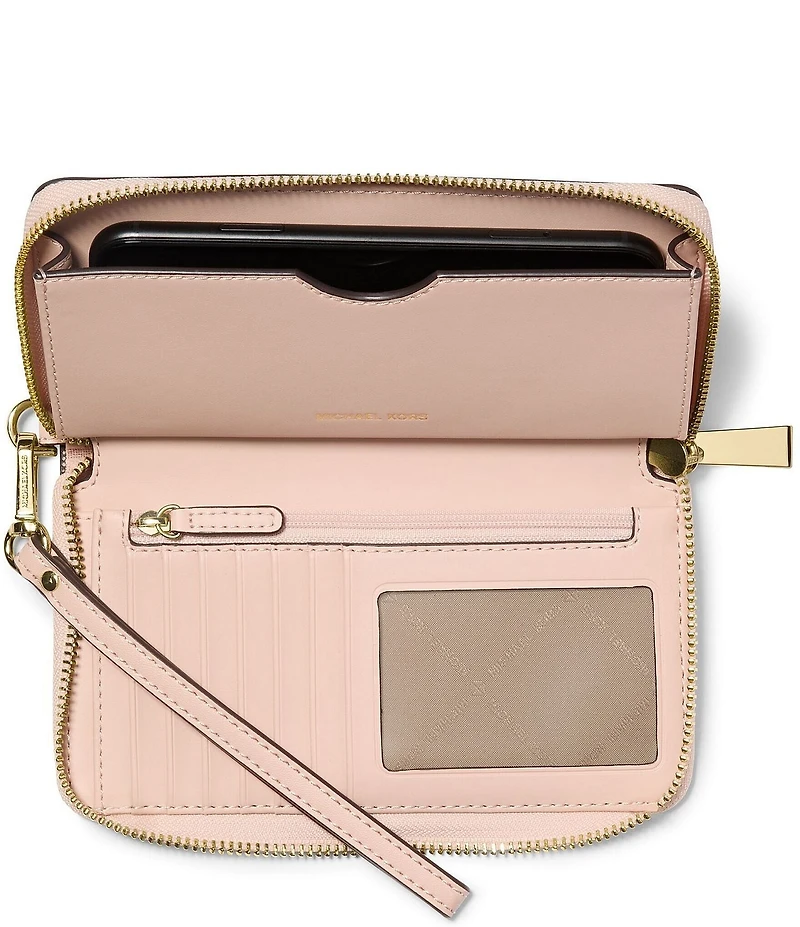 Michael Kors Jet Set Large Flat Multifunction Phone Case Wallet