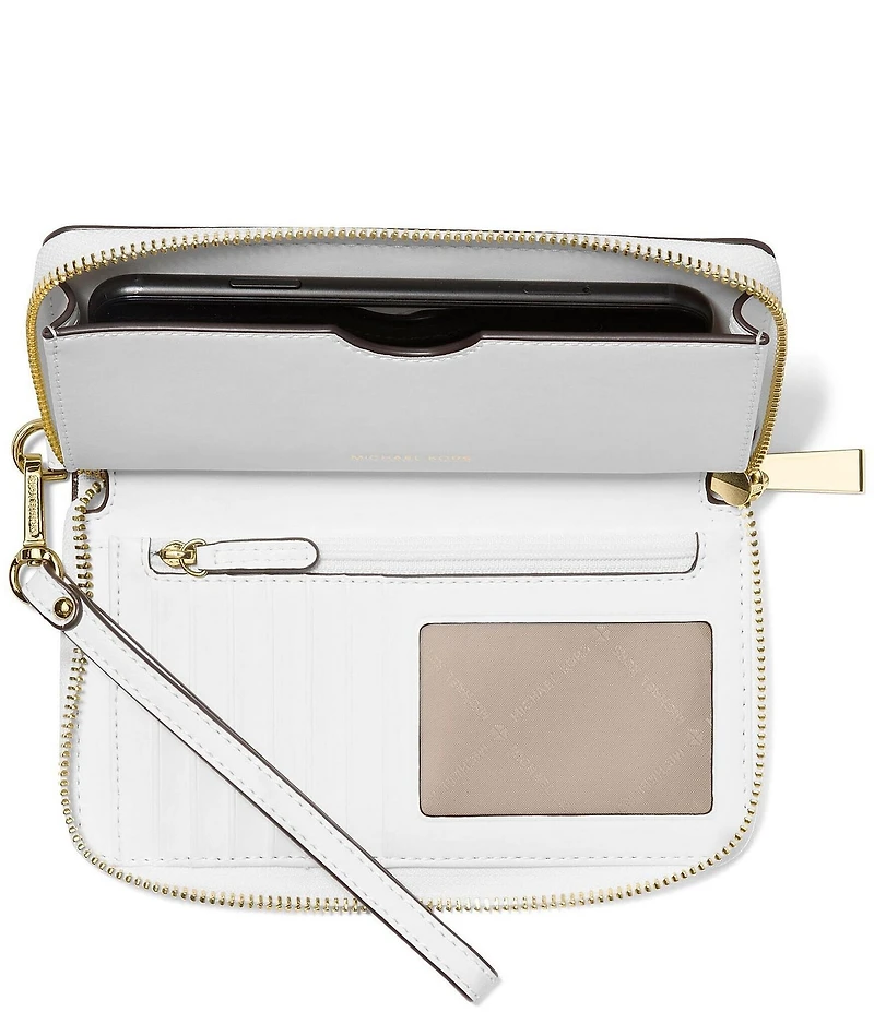 Michael Kors Jet Set Large Flat Multifunction Phone Case Wallet