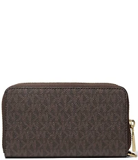 Michael Kors Jet Set Large Flat Multifunction Phone Case Wallet Wristlet