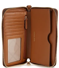 Michael Kors Jet Set Large Logo Print Contrast Trim Smartphone Wristlet