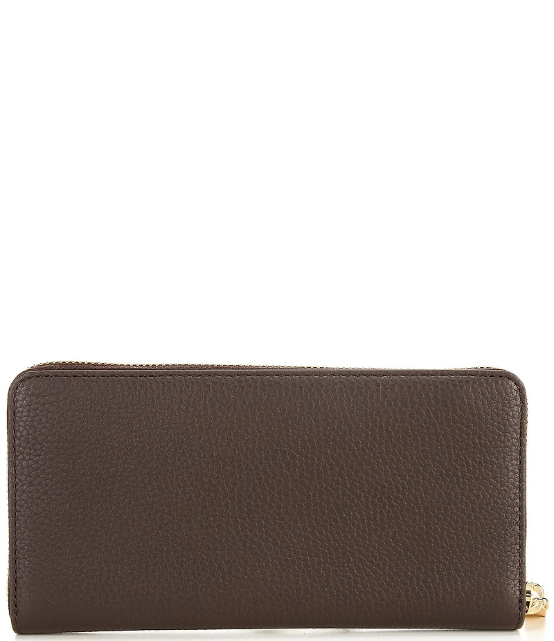 Michael Kors Jet Set Large Slim Zip Around Continental Wallet