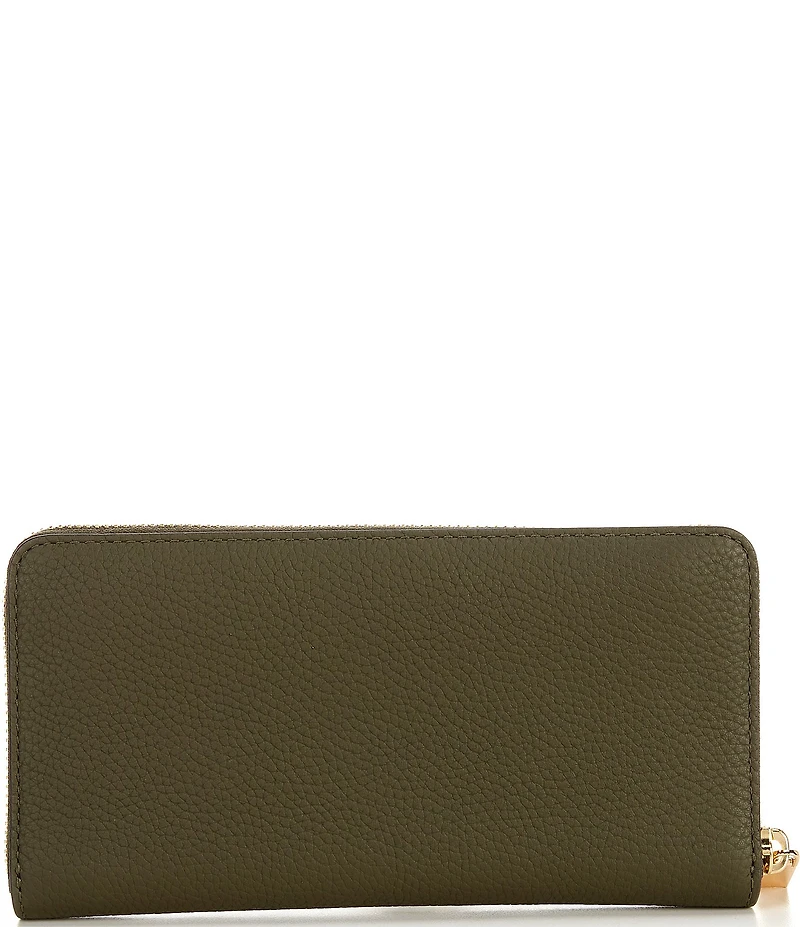 Michael Kors Jet Set Large Slim Zip Around Continental Wallet