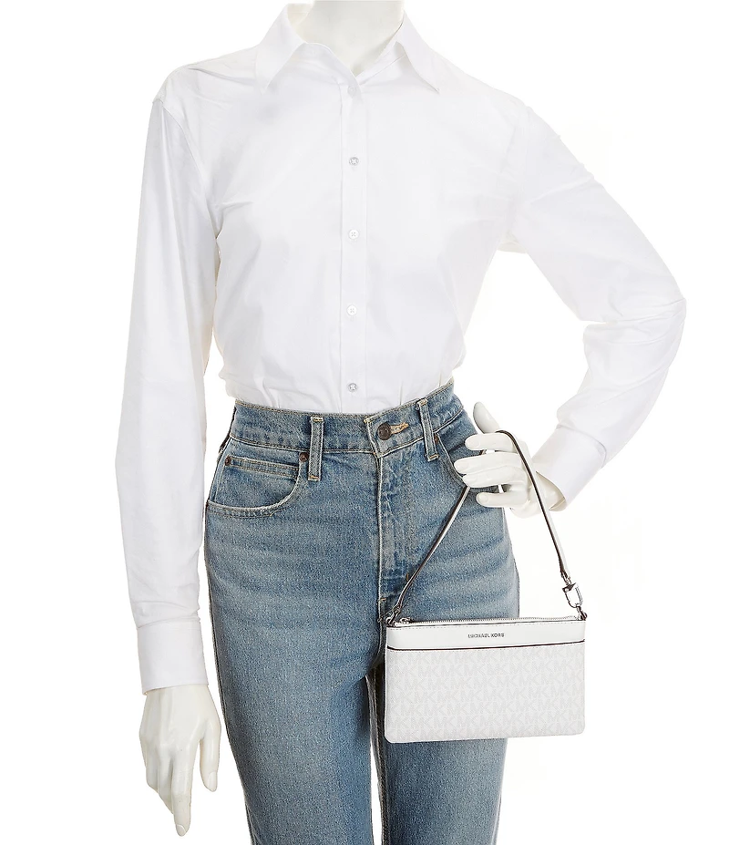 Michael Kors Jet Set Medium Convertible Wristlet Shoulder Bag