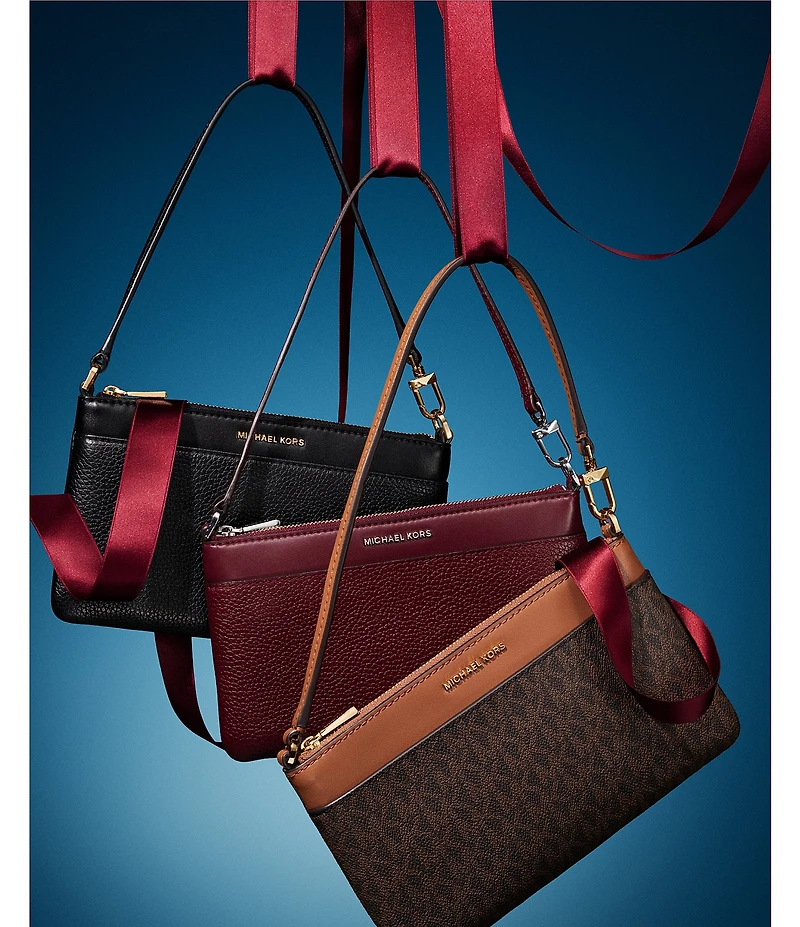 Michael Kors Jet Set Medium Convertible Wristlet Shoulder Bag