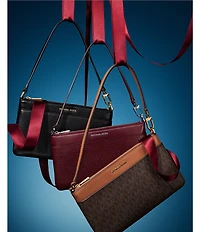 Michael Kors Jet Set Medium Convertible Wristlet Shoulder Bag