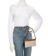 Michael Kors Jet Set Medium Convertible Wristlet Shoulder Bag