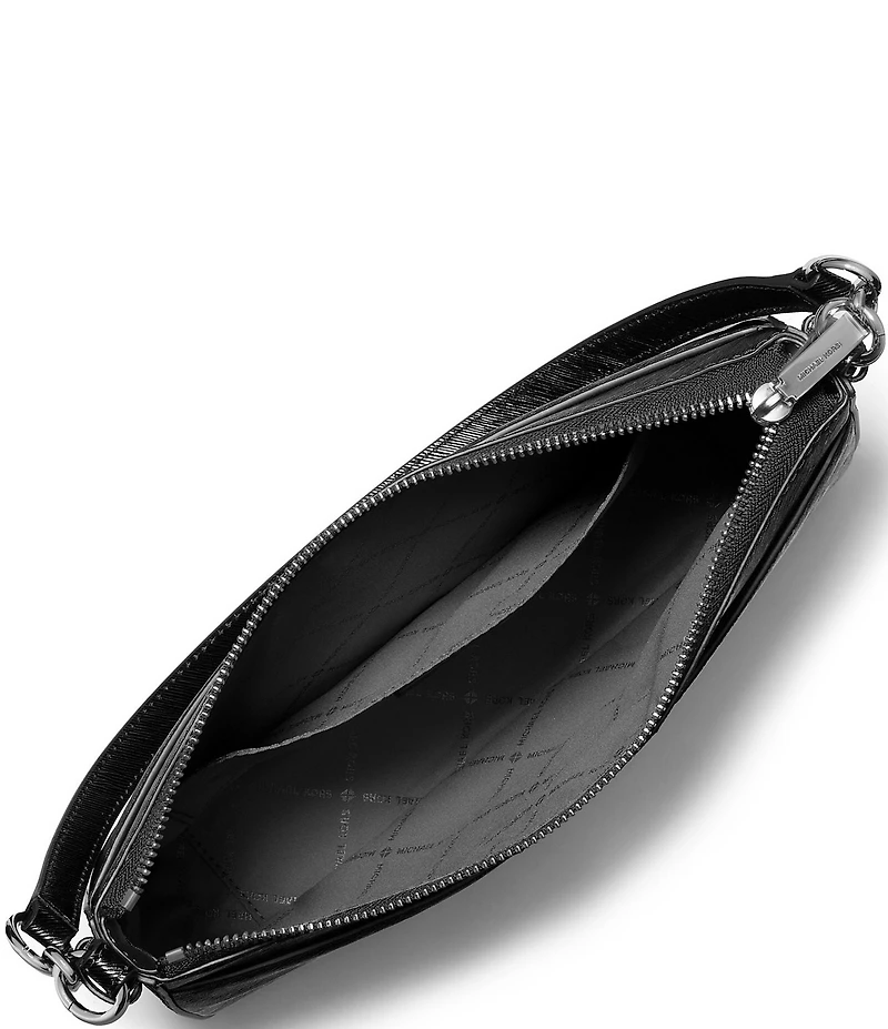 Michael Kors Jet Set Medium Metallic Pochette Crossbody Bag