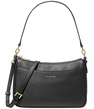 Michael Kors Jet Set Medium Pebbled Leather Shoulder Bag