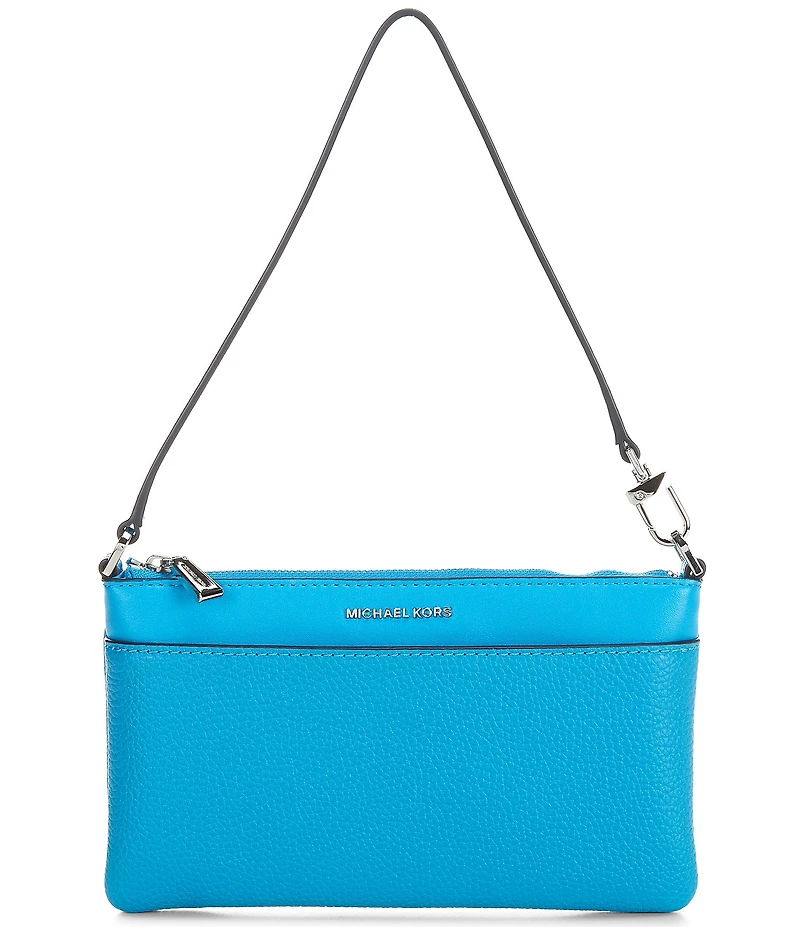Michael Kors Jet Set Medium Top Zip Convertible Wristlet Shoulder Bag
