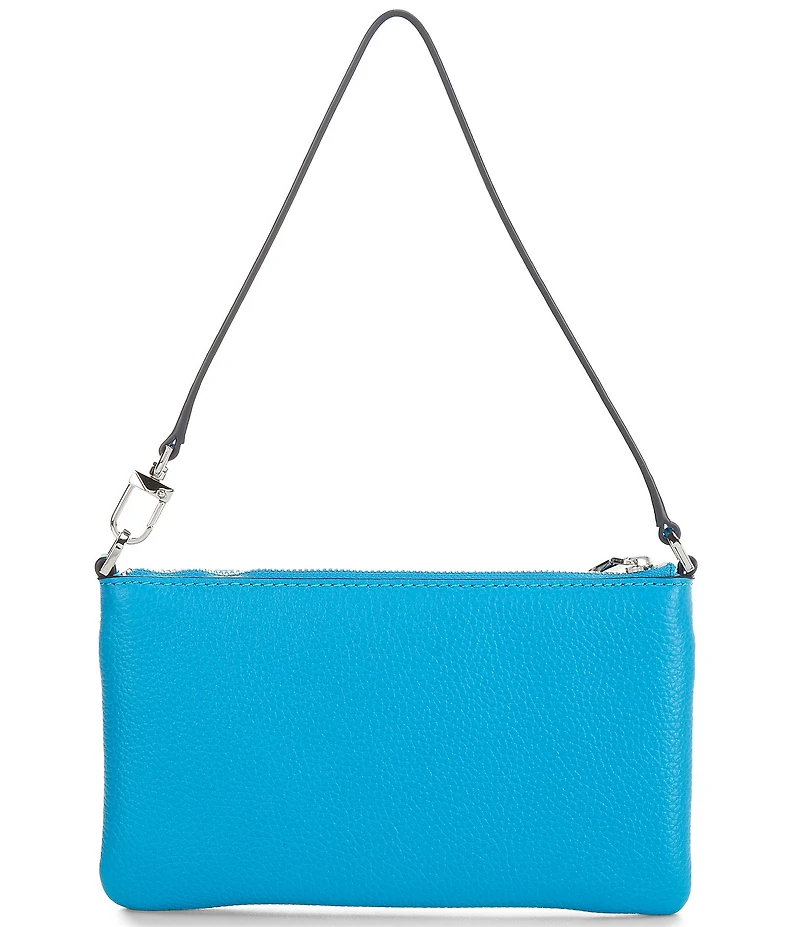 Michael Kors Jet Set Medium Top Zip Convertible Wristlet Shoulder Bag