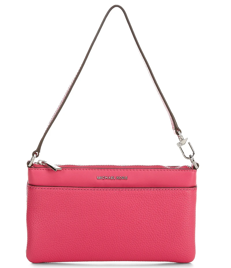 Michael Kors Jet Set Medium Top Zip Convertible Wristlet Shoulder Bag