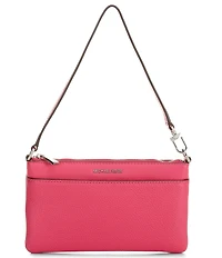 Michael Kors Jet Set Medium Top Zip Convertible Wristlet Shoulder Bag