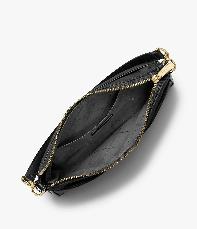 Michael Kors Jet Set Medium Top Zip Pochette Crossbody Bag