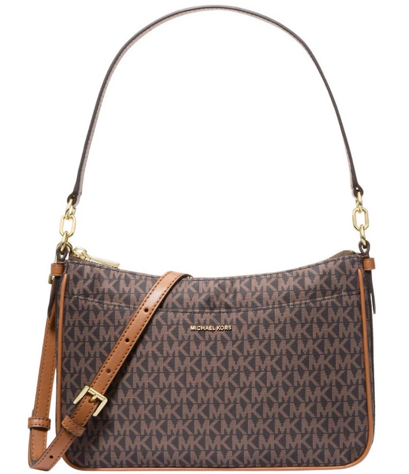 Michael Kors Jet Set Logo Medium Pochette Crossbody Bag