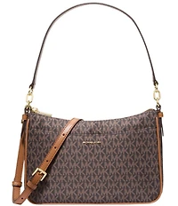 Michael Kors Jet Set Logo Medium Pochette Crossbody Bag