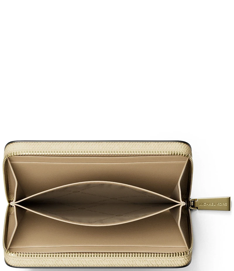 Michael Kors Jet Set Metallic Small Zip Around Card Case