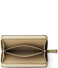 Michael Kors Jet Set Metallic Small Zip Around Card Case