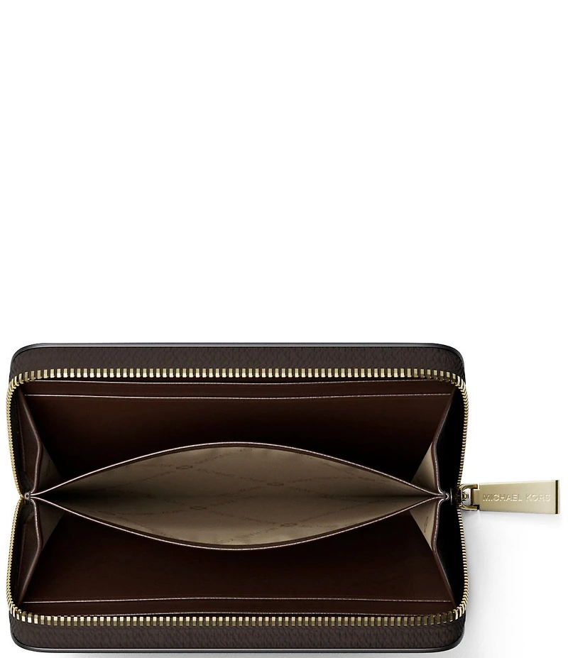 Michael Kors Jet Set Metallic Small Zip Around Card Case