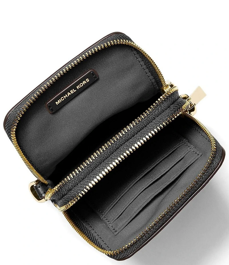 Michael Kors Jet Set North South Double Zip Phone Crossbody Bag
