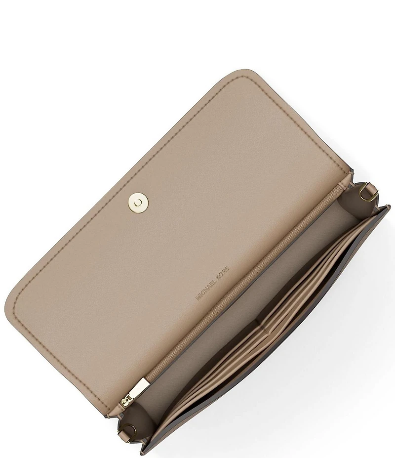 Michael Kors Jet Set Small East West Phone Crossbody Clutch Bag