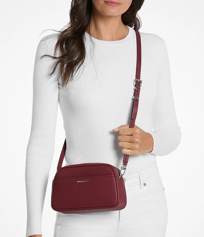 Michael Kors Jet Set Small Leather Crossbody Bag